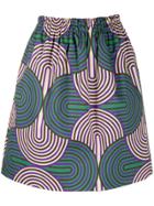 La Doublej Pouf Geometric Print Skirt - Slinky