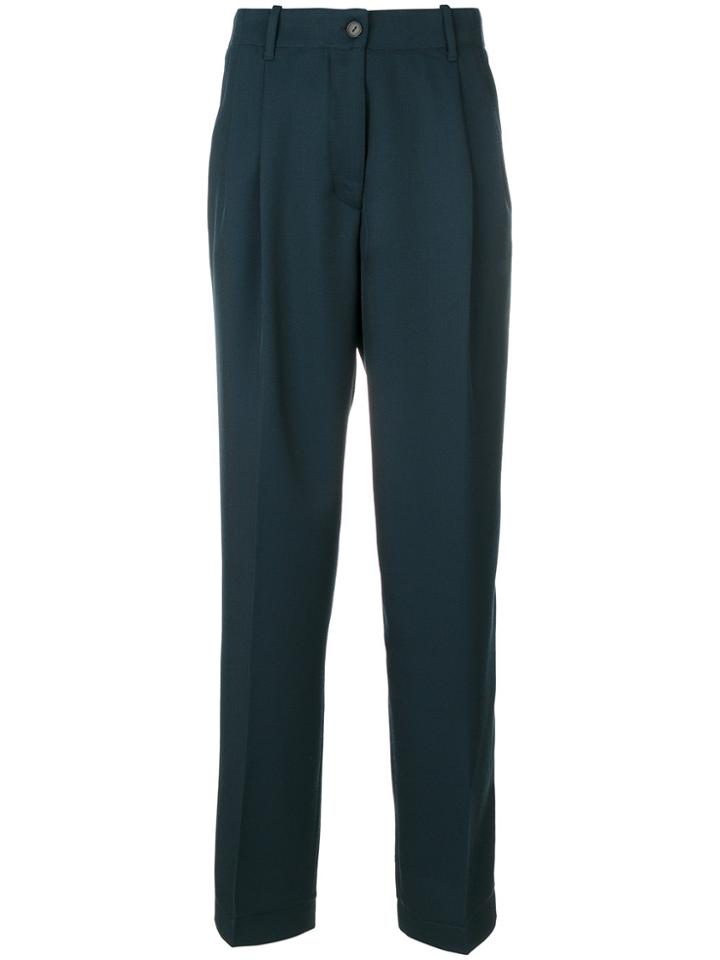 Forte Forte Zaffiro Tailored Trousers - Blue