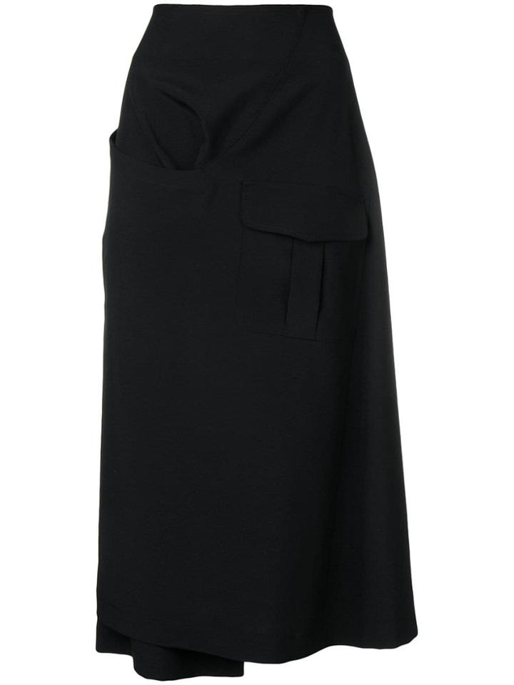 Comme Des Garçons Comme Des Garçons Patch Pocket Skirt - Black