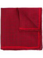 Canali Spotted Scarf - Red
