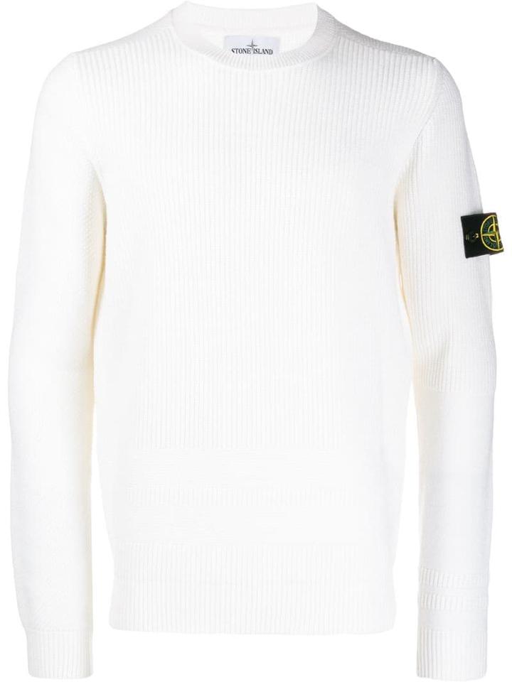 Stone Island Knitted Sweater - White