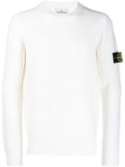 Stone Island Knitted Sweater - White