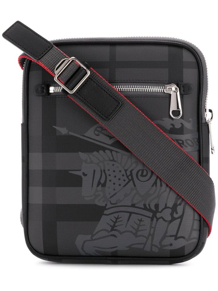 Burberry London Check Messenger Bag - Grey