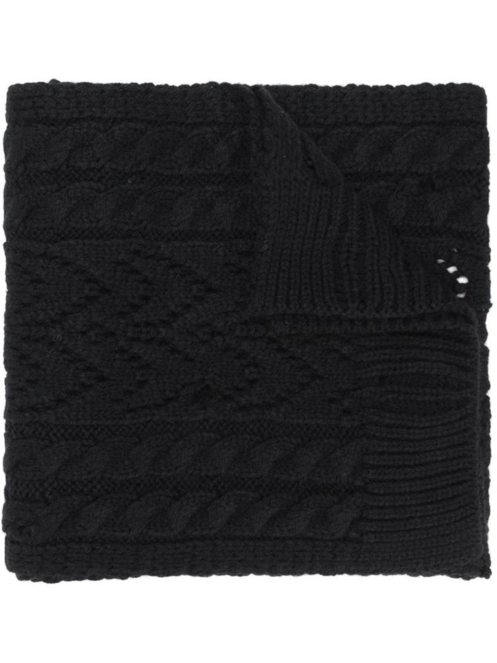 Mm6 Maison Margiela Cable Knit Scarf