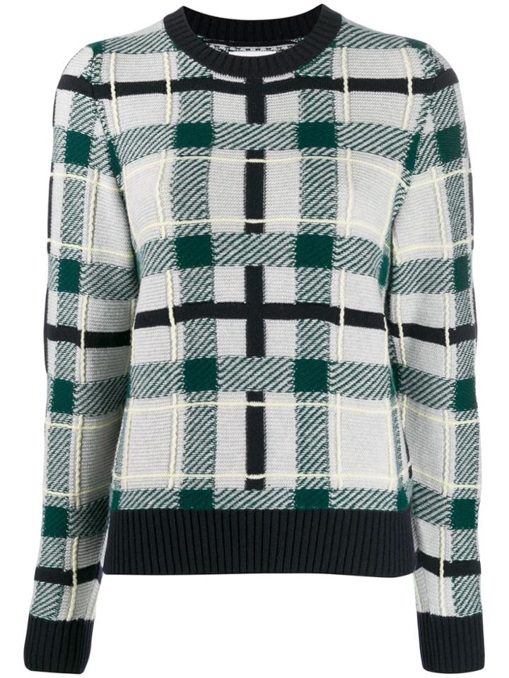Barrie Round Neck Knitted Jumper - Green