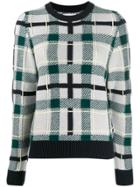 Barrie Round Neck Knitted Jumper - Green