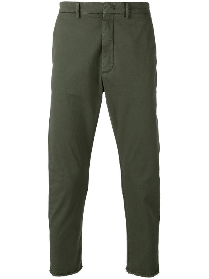 Pence Baldo Trousers, Men's, Size: 46, Green, Cotton/spandex/elastane