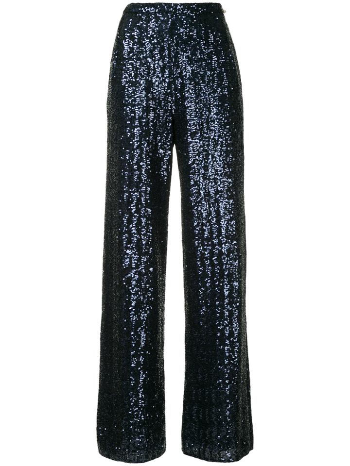 Ingie Paris Sequin-embellished Trousers - Metallic