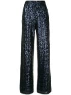 Ingie Paris Sequin-embellished Trousers - Metallic