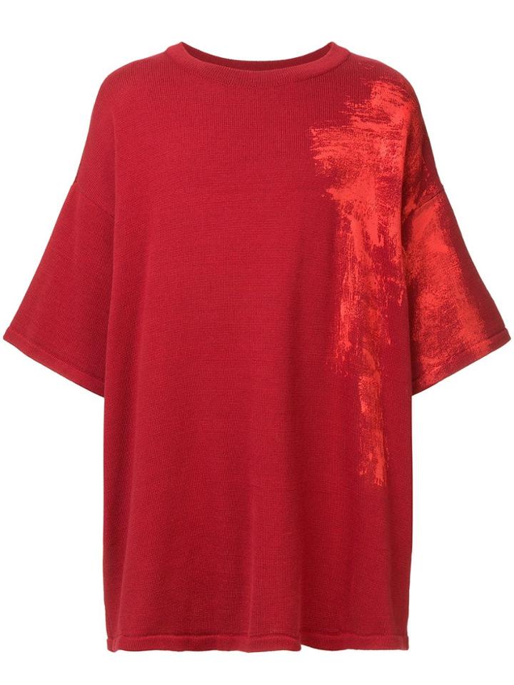 Facetasm Oversized T-shirt - Red