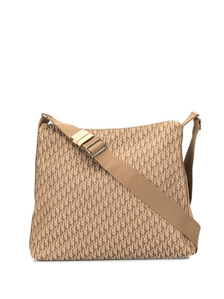 Christian Dior Pre-owned Trotter Pattern Shoulder Bag - Brown