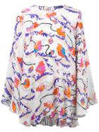 Emilio Pucci Floral Print Oversize Tunic, Women's, Size: 42, Silk