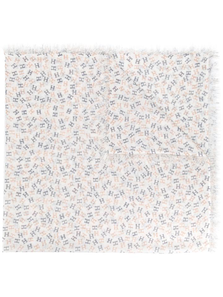 Hemisphere Frayed Edge Scarf - Nude & Neutrals