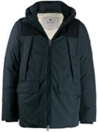 Woolrich Hooded Contrast Jacket - Blue