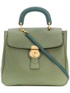 Burberry Large Dk88 Top Handle Bag - Green