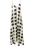 Jil Sander Flared Maxi Dress - Brown