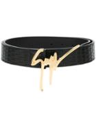 Giuseppe Zanotti Design - Signature Belt - Women - Leather - 95, Black, Leather
