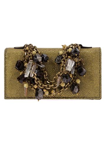 Totally Unnecessary 'narciso' Clutch, Women's, Grey