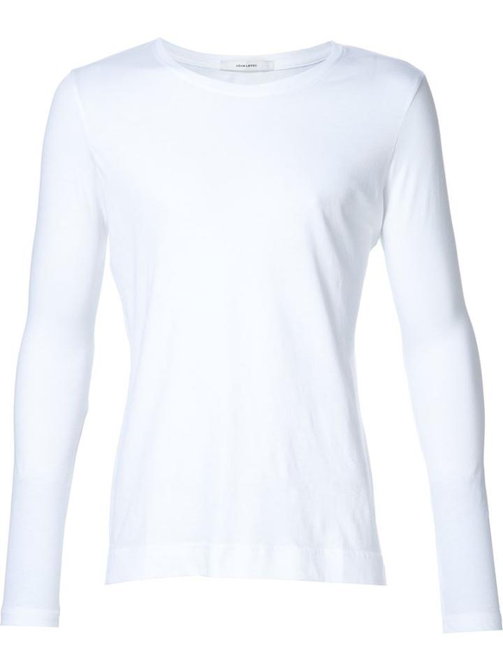 Adam Lippes Longsleeved T-shirt, Men's, Size: Large, White, Cotton