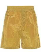 Stone Island Metal Garment Dyed Swim Shorts - Yellow & Orange