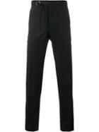 Valentino Straight-leg Trousers, Men's, Size: 50, Black, Wool/mohair/cotton