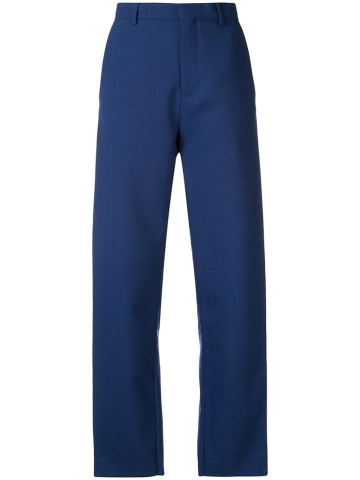 Y/project Straight-leg Trousers - Blue