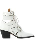 Chloé Rylee Ankle Boots - White