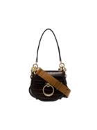Chloé Brown Tess Leather Shoulder Bag
