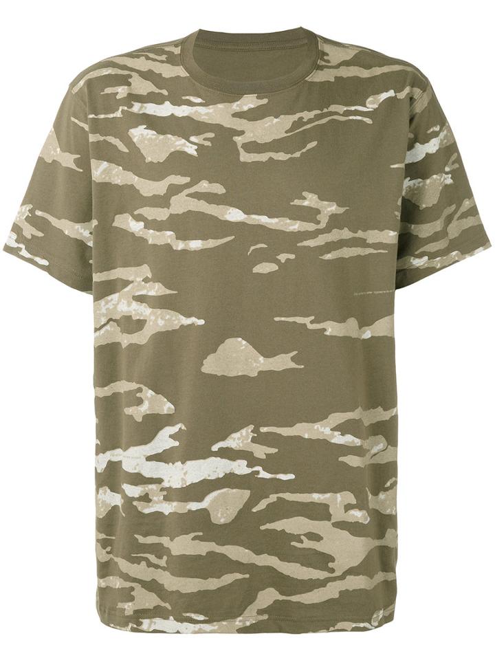 Maharishi - Camouflage Slouch T-shirt - Men - Cotton - Xxl, Green, Cotton