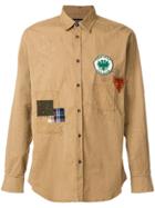 Dsquared2 Patchwork Shirt - Nude & Neutrals
