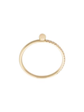 Wasson Thin Studded Ring - Metallic