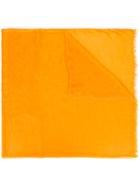 Faliero Sarti Woven Scarf, Women's, Yellow/orange, Silk/modal