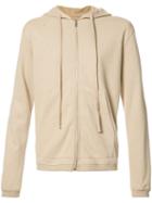 Stampd Embroidered Detail Hoodie, Men's, Size: Small, Nude/neutrals, Cotton/polyester