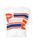 P.e Nation Bencher Gathered T-shirt - White