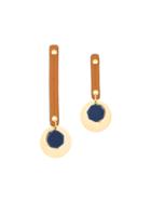 Marni Asymmetric Drop Earrings - Blue