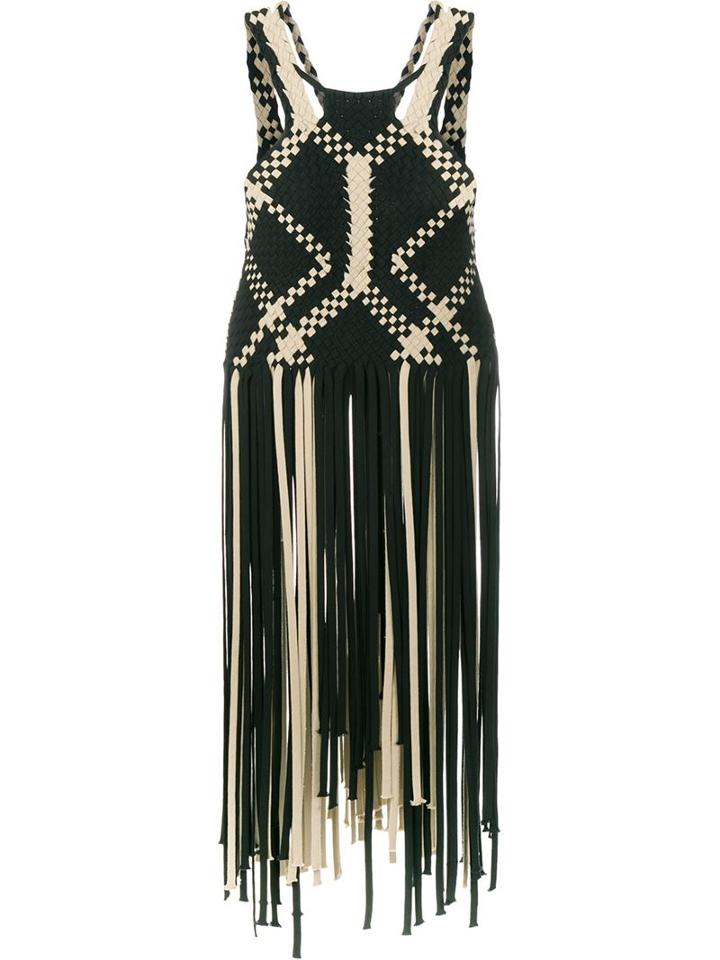 Alberta Ferretti Tunic With Fringing