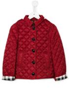 Quilted Jacket, Girl's, Size: 8 Yrs, Red, Burberry Kids