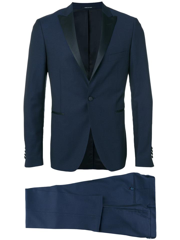 Tagliatore - Two Piece Suit - Men - Virgin Wool/cupro - 46, Blue, Virgin Wool/cupro