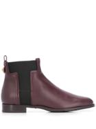 Tod's Elasticated Panels Ankle Boots - Red
