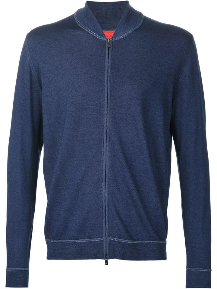 Isaia Front Zip Sweater