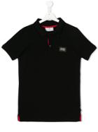 Philipp Plein Junior Short Sleeve Polo Shirt - Black