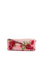 Valentino Vintage 2000's Sequin Barrel Bag - Pink