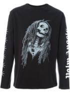 Palm Angels Skeleton Print Sweatshirt