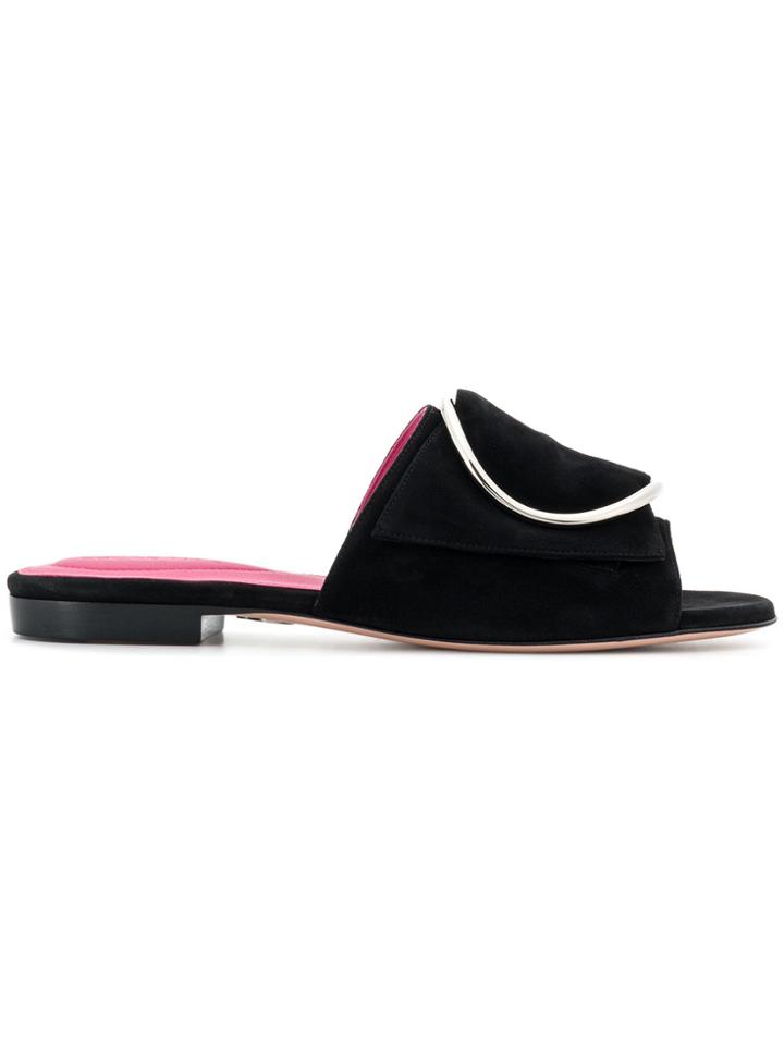 Oscar Tiye Sade Sandals - Black