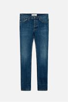 Ami Alexandre Mattiussi Ami Fit Jeans, Men's, Size: 28, Blue, Cotton