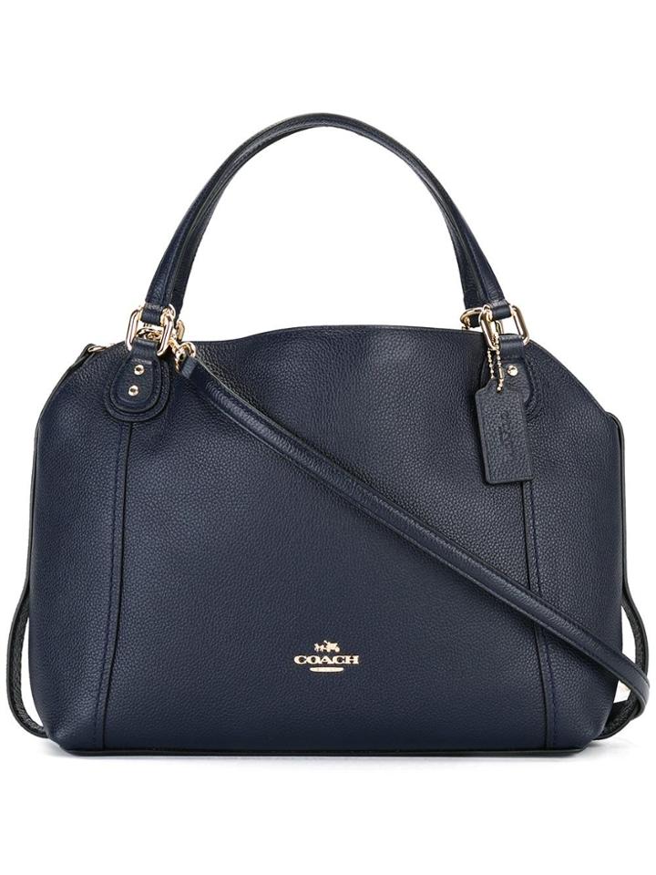 Coach Removable Strap Tote - Blue