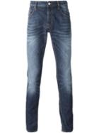 Just Cavalli Slim Fit Jeans, Men's, Size: 30, Blue, Cotton/spandex/elastane/polyester/calf Leather