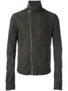 Rick Owens Mollino's Biker Jacket, Men's, Size: 54, Lamb Skin/cupro/cotton