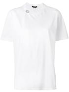 Calvin Klein 205w39nyc Crystal Flower Embellished T-shirt - White