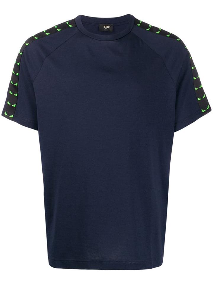 Fendi Oversize Crew Neck T-shirt - Blue